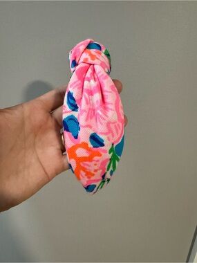 🌴 Pink Floral Knotted Headband